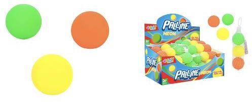 GLOBO SET PALLINE PER RACCHETTONI WTOY NEON 3PZ ASSORTITE