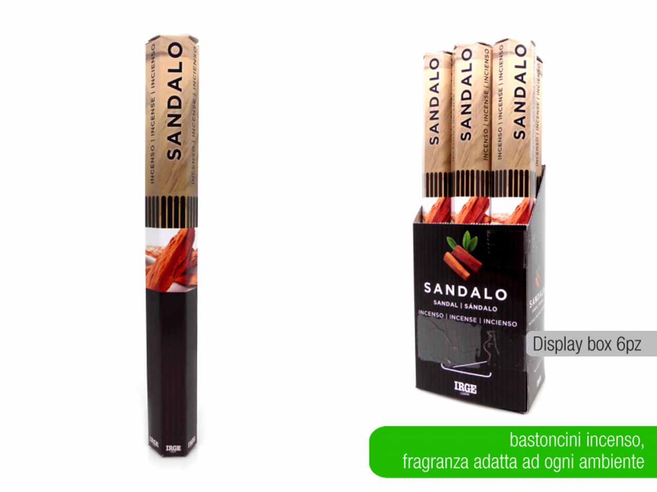 IRGE CASA 20 STICK INCENSO SANDALO