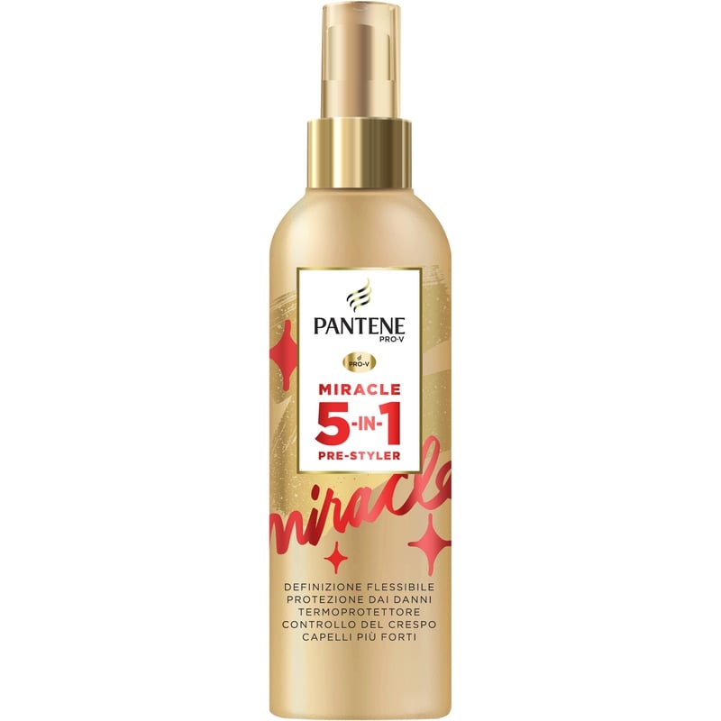 PANTENE MIRACLE 5-IN-1 PRE-STYLER 200ML DEFINIZIONE FLESSIBILE PROTEZIONE DAI DANNI TERMOPROTETTORE CONTROLLO DEL CRESPO CAPELLI PIU' FORTI