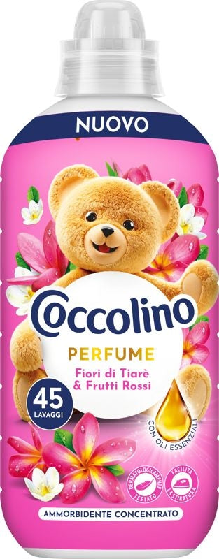 COCCOLINO AMMORBIDENTE CONCENTRATO 952ML 45LAV. PERFUME FIORI DI TIARE' & FRUTTI ROSSI