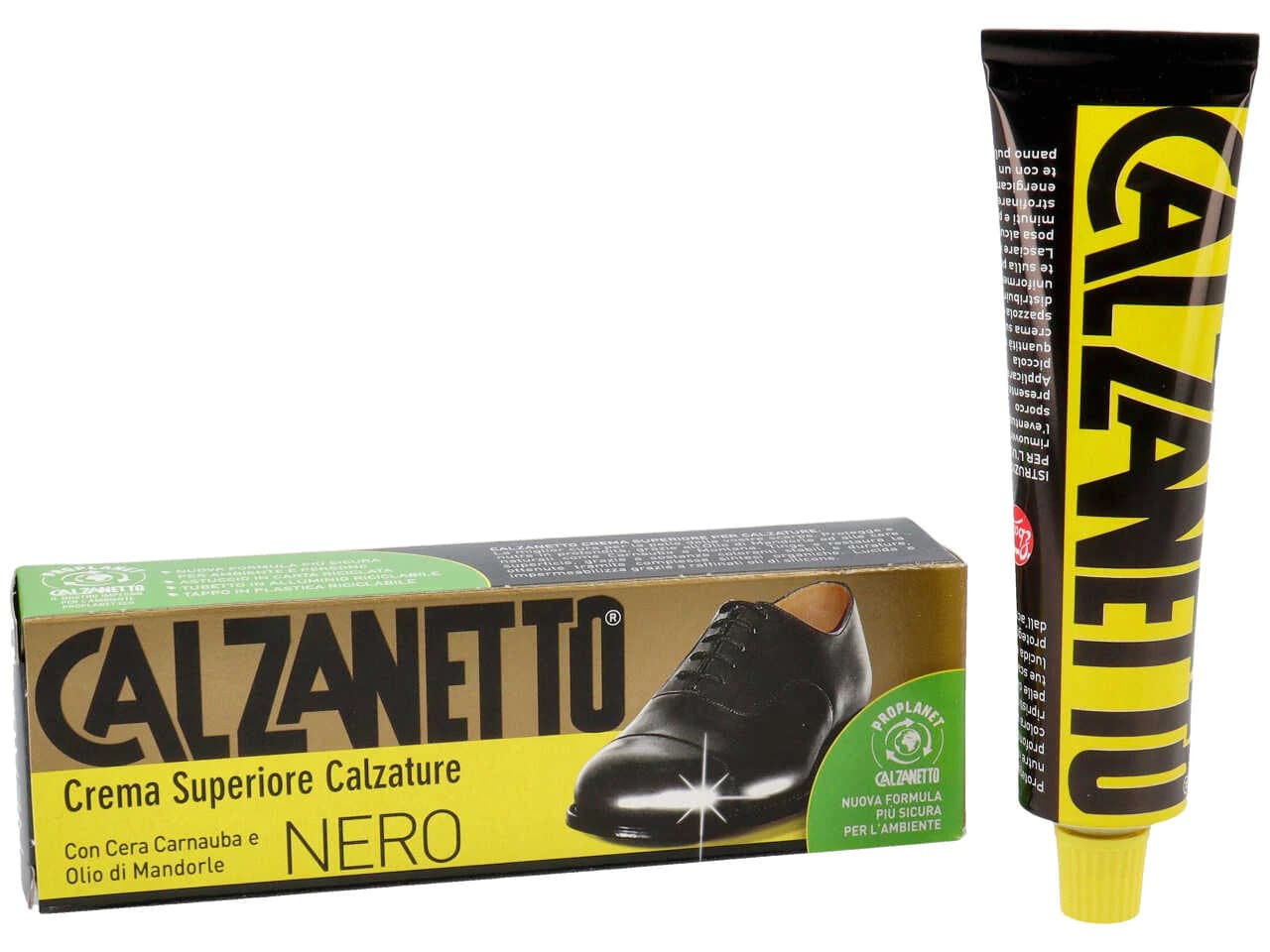 EBANO CALZANETTO CREMA SUPERIORE PER CALZATURE 50ML NERO