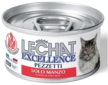 LECHAT EXCELLENCE PEZZETTI 80G SOLO MANZO