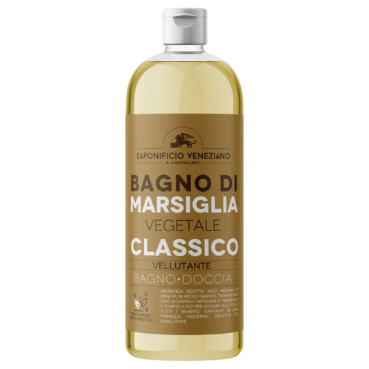 SAPONIFICIO VENEZIANO BAGNO DOCCIA 1L BAGNO DI MARSIGLIA VEGETALE CLASSICO VELLUTANTE