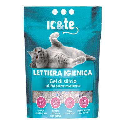 CELMAX IO & TE LETTIERA IGIENICA GEL DI SILICIO 3,8L 1,6KG