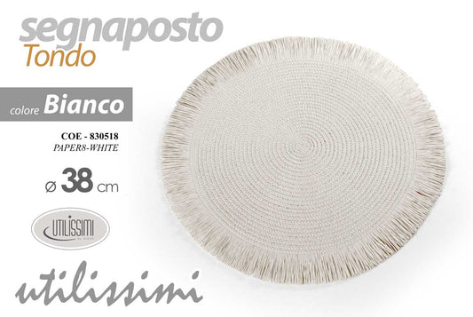 GICOS SEGNAPOSTO TONDO 38CM BIANCO