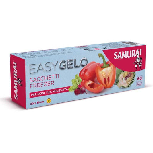 SAMURAI EASY GELO SACCHETTI FREEZER S CM.20X35 2,8L 60PZ