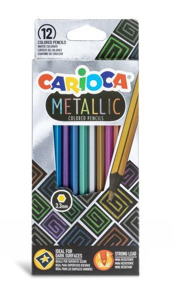 CARIOCA METALLIC 12 MATITE COLORATE