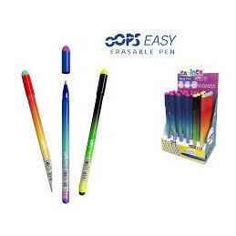 CARIOCA OOPS EASY PENNA CANCELLABILE DOPPIA GOMMA BLU