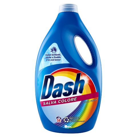 DASH LAVATRICE LIQUIDO 2,8L 58LAV. COOL FRESH SALVA COLORE