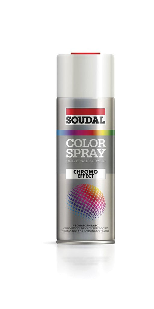 SOUDAL COLOR SPRAY CHROME EFFECT ARGENTO 400ML