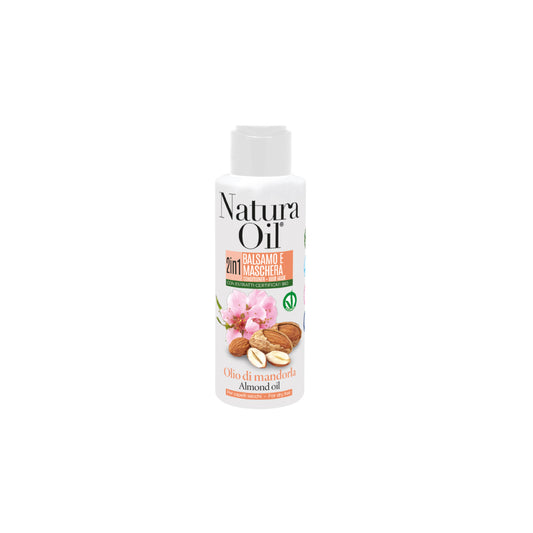 NATURA OIL 2IN1 BALSAMO E MASCHERA 100ML OLIO DI MANDORLA PER CAPELLI SECCHI