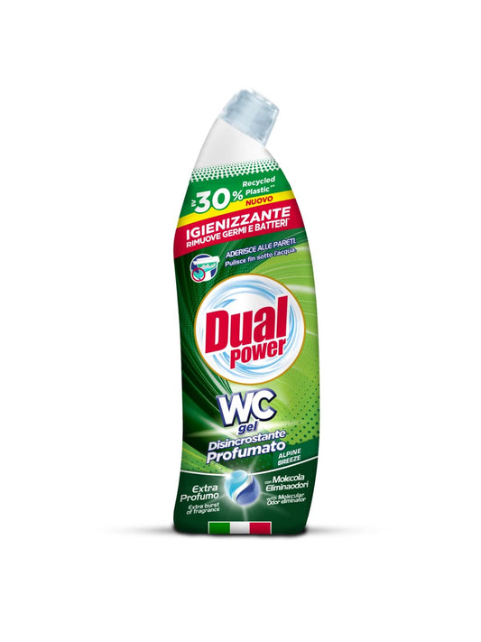 DUAL POWER WC GEL 700ML DISINCROSTANTE PROFUMATO ALPINE BREEZE