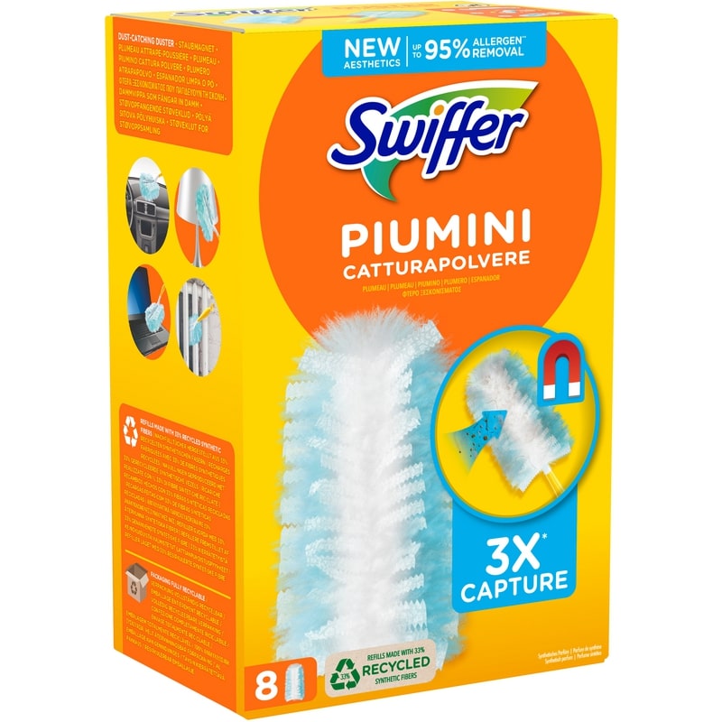 SWIFFER DUSTER STAUBMAGNET PIUMINI CATTURAPOLVERE X8