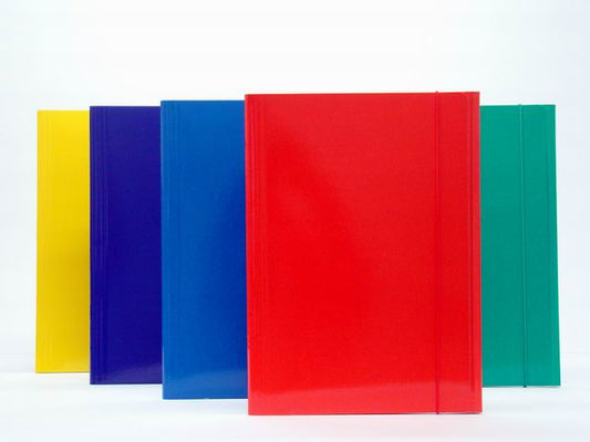 CARTELLA PRESPAN 3 LEMBI CON ELASTICO A4 COLORI VARI