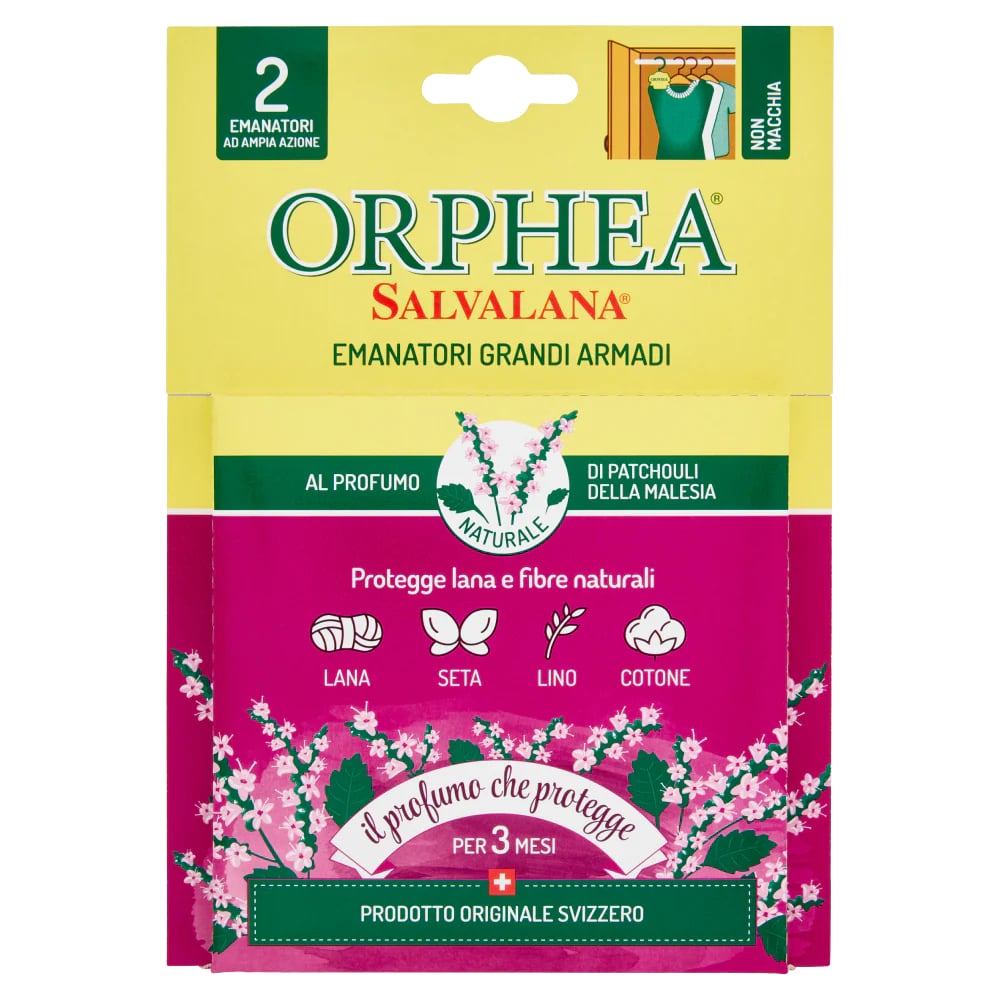 ORPHEA SALVALANA 2 EMANATORI GRANDI ARMADI PATCHOULI DELLA MALESIA