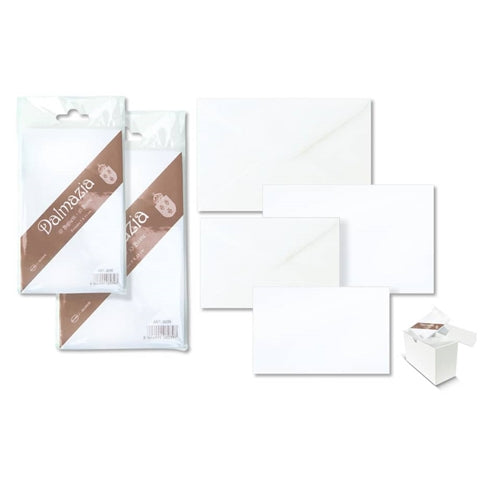 DALMAZIA 10 BIGLIETTI+10 BUSTE 7X11 BIANCO