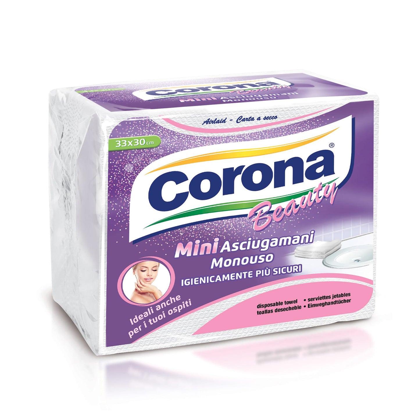 CORONA BEAUTY MINI ASCIUGAMANI MONOUSO CM.33X30