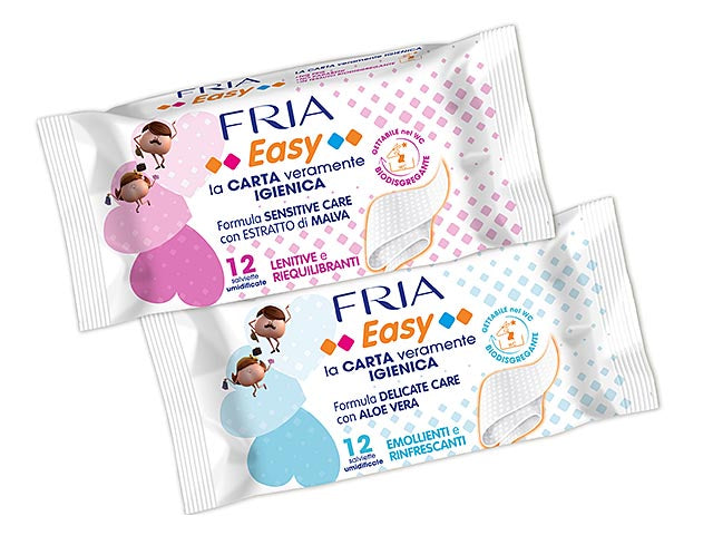 FRIA EASY CARTA IGIENICA UMIDIFICATA X12 ASSORTITA