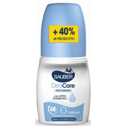 SAUBER DEO ROLL-ON 70ML DEOCARE PELLI SENSIBILI