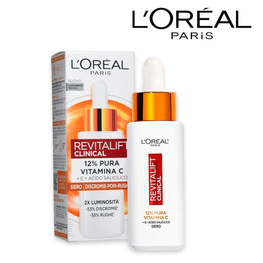 L'OREAL REVITALIFT CLINICAL 12% PURA VITAMINA C SIERO DISCROMIE-PORI-RUGHE 30ML