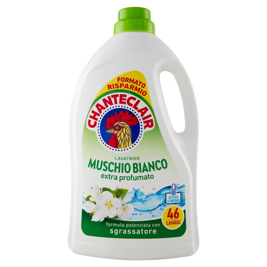 CHANTECLAIR LAVATRICE LIQUIDO 2,07L 46LAV. MUSCHIO BIANCO EXTRA PROFUMATO