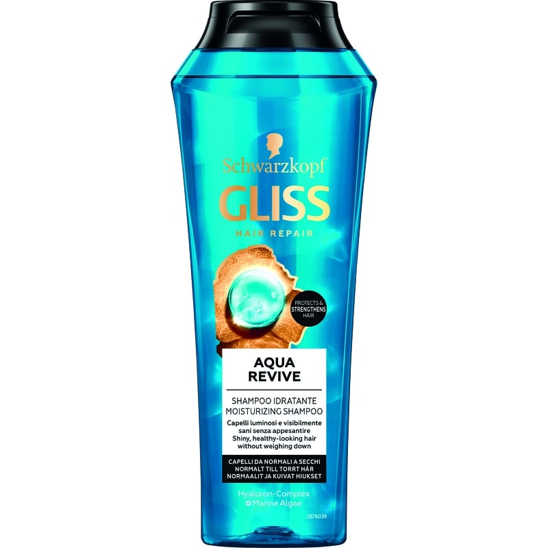 TESTANERA GLISS SHAMPOO 250ML AQUA REVIVE IDRATANTE