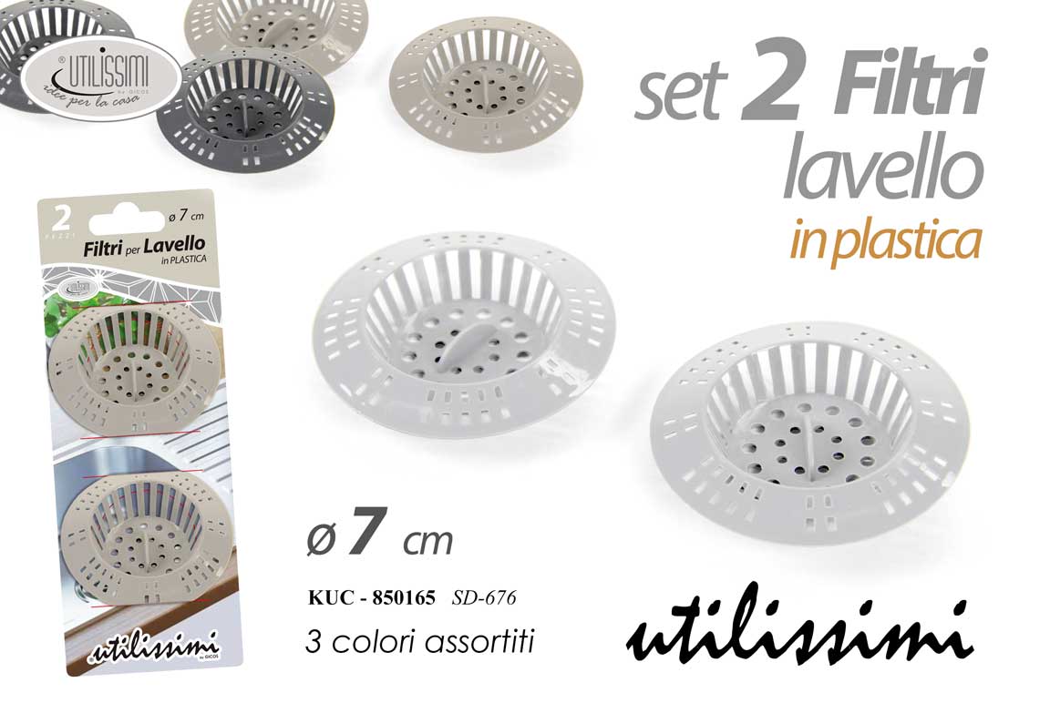 GICOS FILTRI PER LAVELLO IN PLASTICA CM.7 2PZ