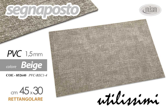GICOS SEGNAPOSTO PVC 1,5MM CM.45X30 BEIGE