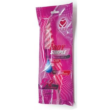 SETABLU LADY SIMPLE RASOIO DEPIL BILAMA 8+2PZ