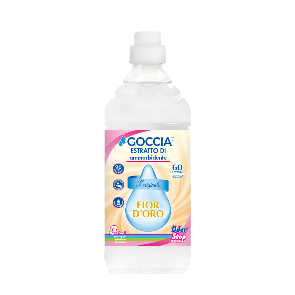 GOCCIA ESTRATTO DI AMMORBIDENTE 900ML 60 LAVAGGI FIOR D'ORO