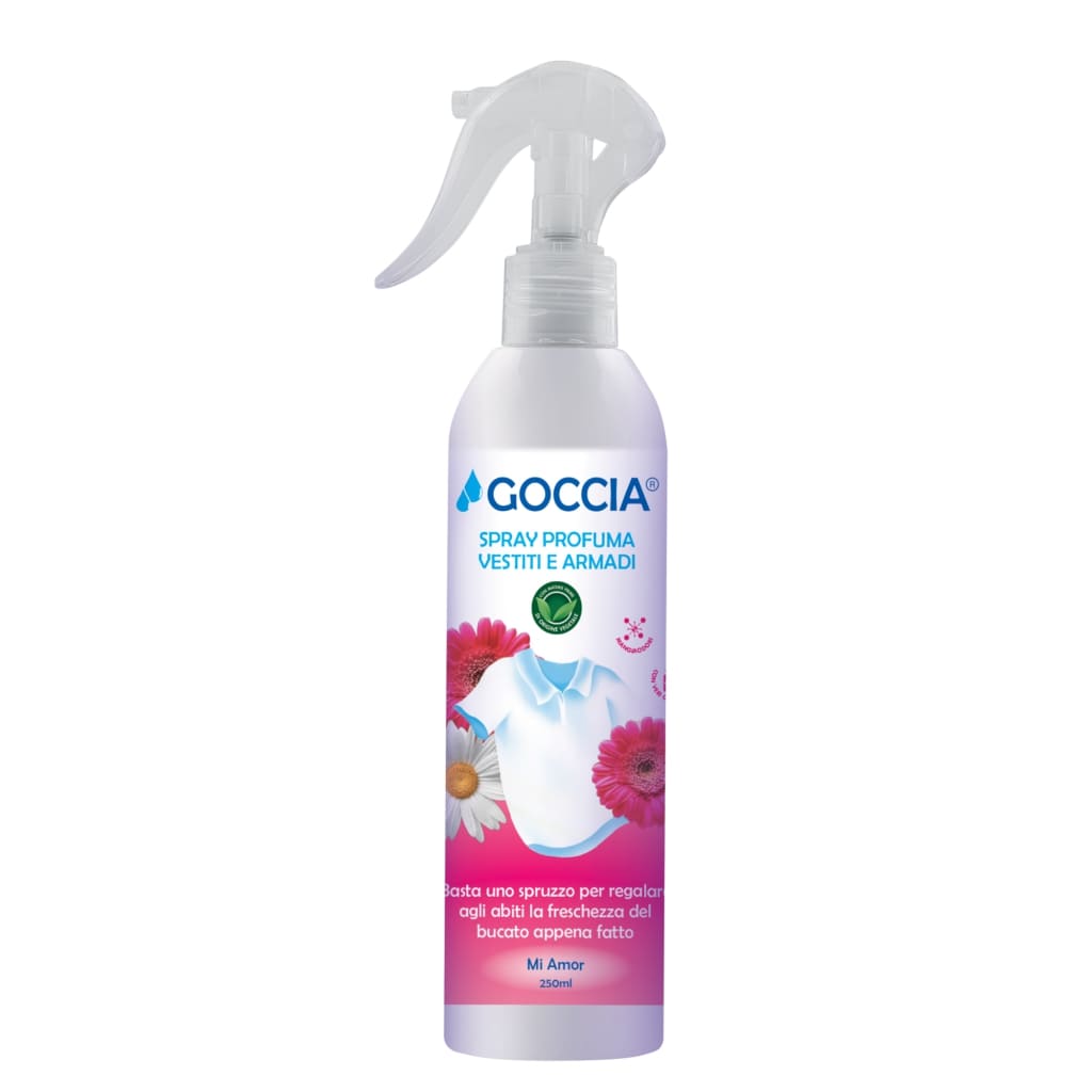 GOCCIA SPRAY PROFUMA VESTITI E ARMADI 250ML MI AMOR