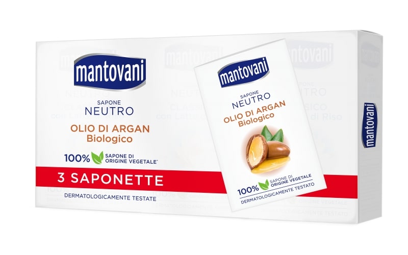 MANTOVANI SAPONE 3X90G OLIO DI ARGAN