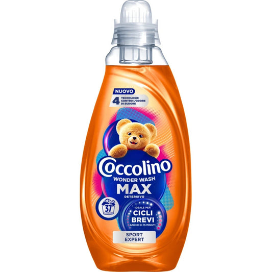 COCCOLINO WONDER WASH MAX DETERSIVO 1,480L 37 LAVAGGI SPORT EXPERT