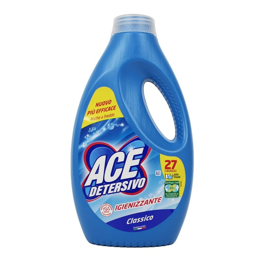 ACE DETERSIVO LAVATRICE LIQUIDO 1,35L 27LAV. IGIENIZZANTE CLASSICO
