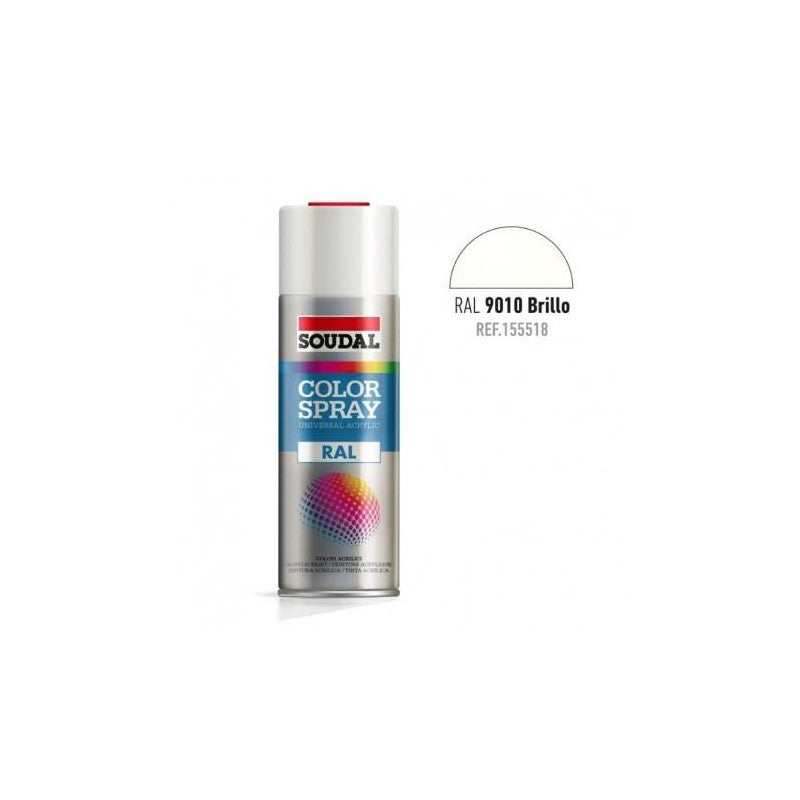 SOUDAL COLOR SPRAY RAL BIANCO LUCIDO 400ML