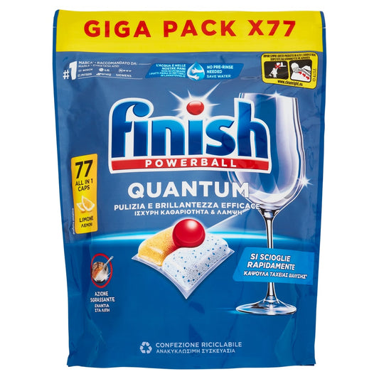 FINISH POWERBALL QUANTUM ALL IN 1 X77 CAPS LIMONE GIGA PACK