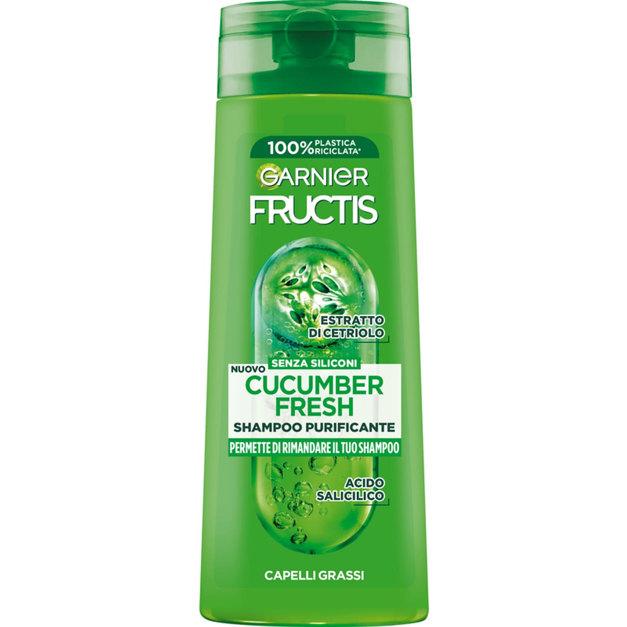 GARNIER FRUCTIS SHAMPOO 250ML CUCUMBER FRESH PURIFICANTE CAPELLI GRASSI