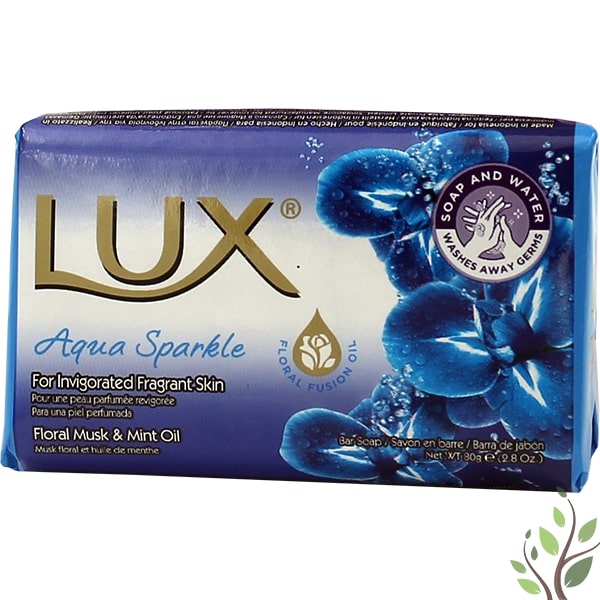 LUX SAPONE 80G AQUA SPARKLE FLORAL MUSK & MINT OIL