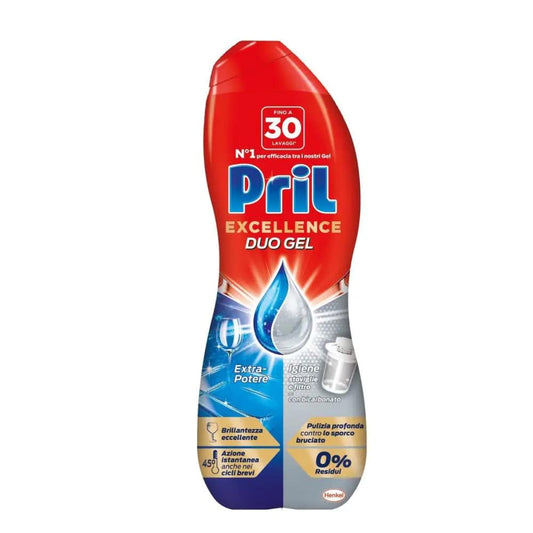 PRIL EXCELLENCE DUO GEL 540ML 30LAV. EXTRA-POTERE IGIENE STOVIGLIE E FILTRO BICARBONATO