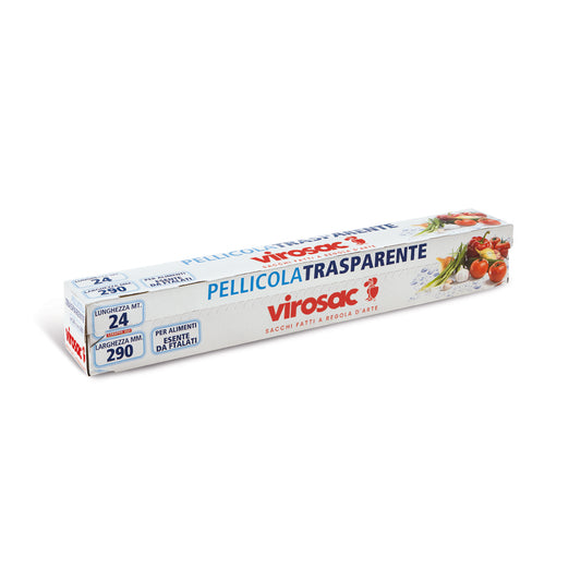 VIROSAC PELLICOLA TRASPARENTE ROTOLO H.29 24M