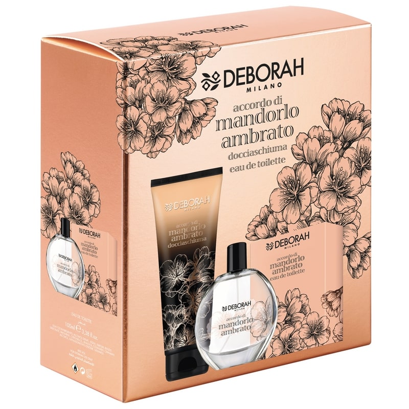 DEBORAH KIT ACCORDO DI MANDORLO AMBRATO EDT 100ML + DOCCIASCHIUMA 250ML