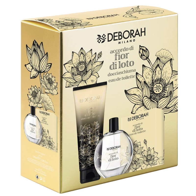 DEBORAH KIT ACCORDO DI FIOR DI LOTO EDT 100ML + DOCCIASCHIUMA 250ML