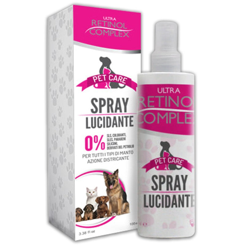 TRICO RETINOL COMPLEX PET CARE SPRAY LUCIDANTE CANI E GATTI 100ML