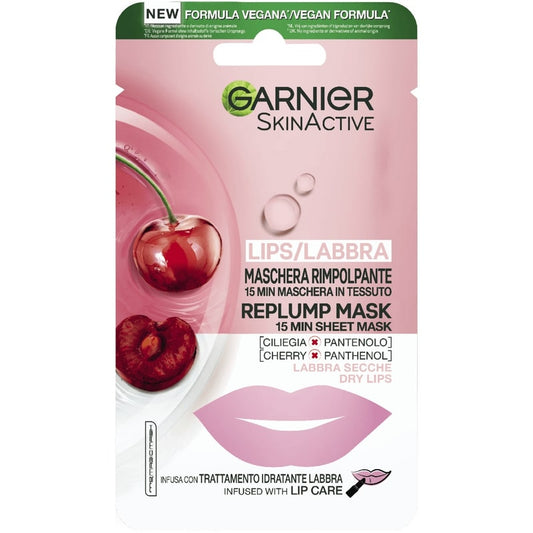 GARNIER SKIN ACTIVE LIPS/LABBRA MASCHERA RIMPOLPANTE IN TESSUTO 1PZ