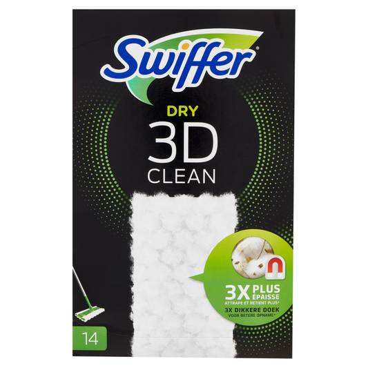 SWIFFER 3D CLEAN DRY PANNI CATTURAPOLVERE 14PZ
