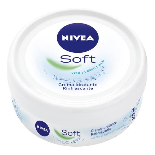 NIVEA SOFT CREMA VISO CORPO MANI IDRATANTE RINFRESCANTE VASO MINI-SIZE 50ML