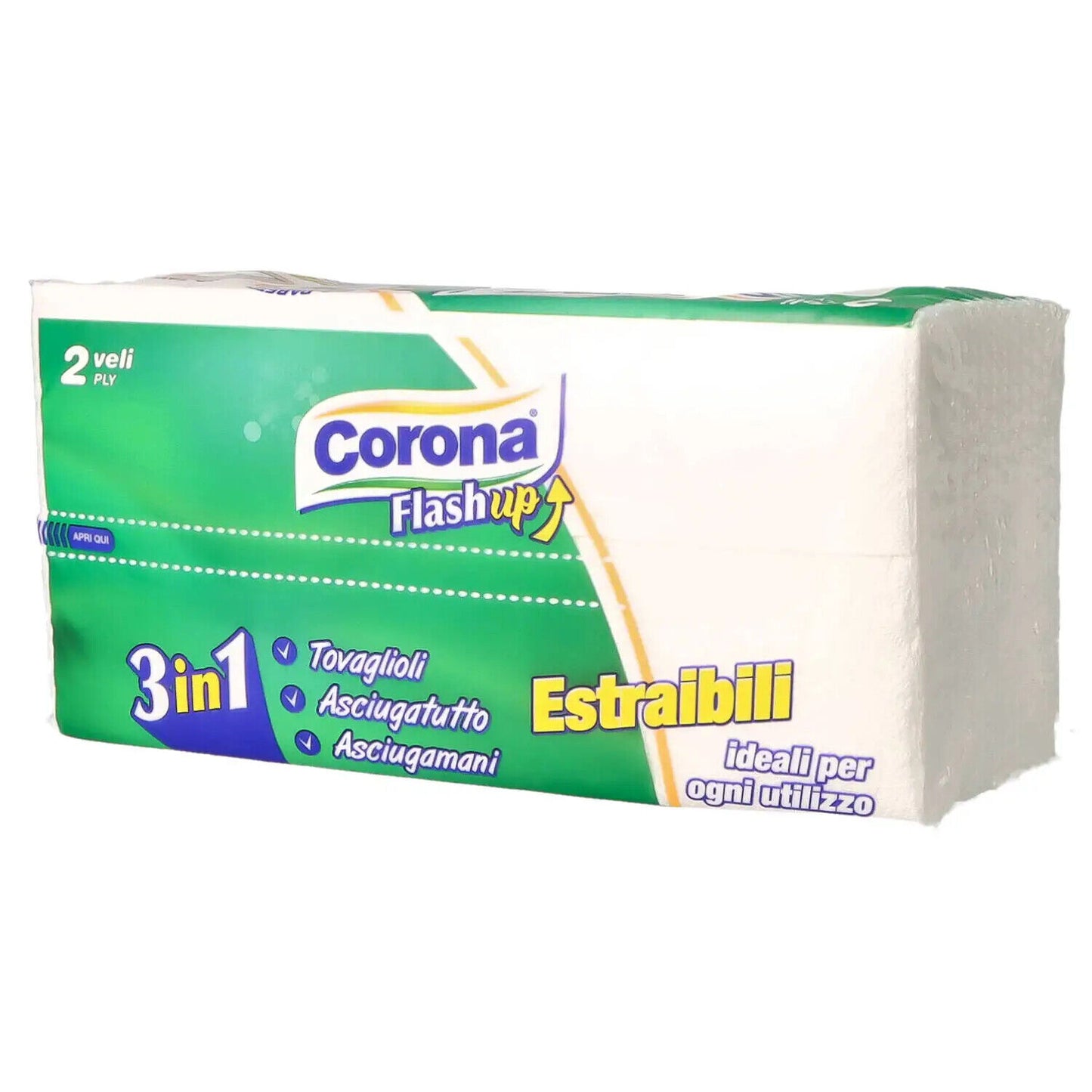 CORONA FLASHUP 3IN1 ESTRAIBILI 2 VELI CM.21X21