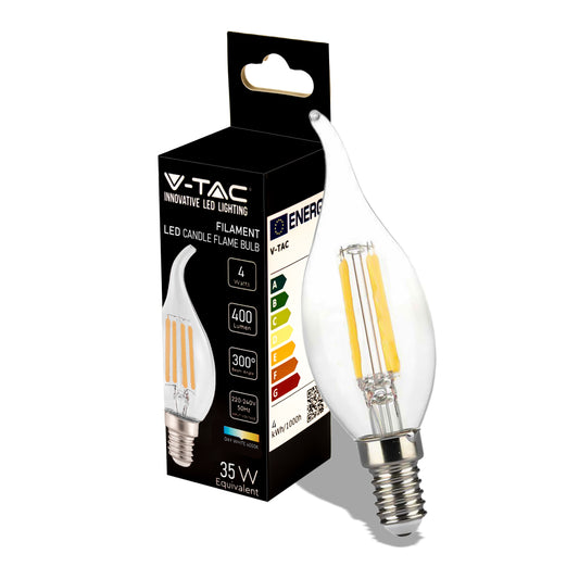 V-TAC LED FIAMMA FILAMENT 4W=35 4000K