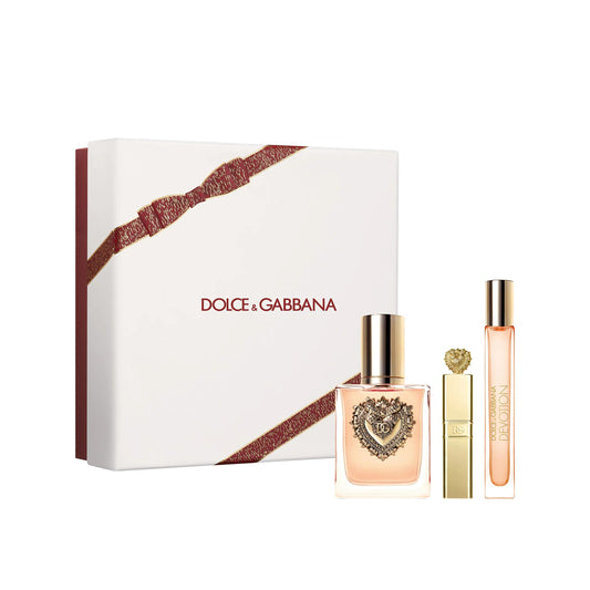 DOLCE & GABBANA DEVOTION FOR HER CONFEZIONE EDP 50ML + EDP 10ML TRAVEL SPRAY + MINI EVERFULL XL MASCARA 01 TOTAL BLACK
