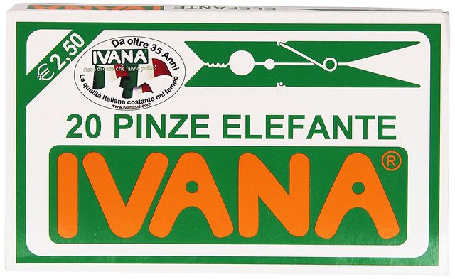 IVANA 20 PINZE ELEFANTE IN PLASTICA